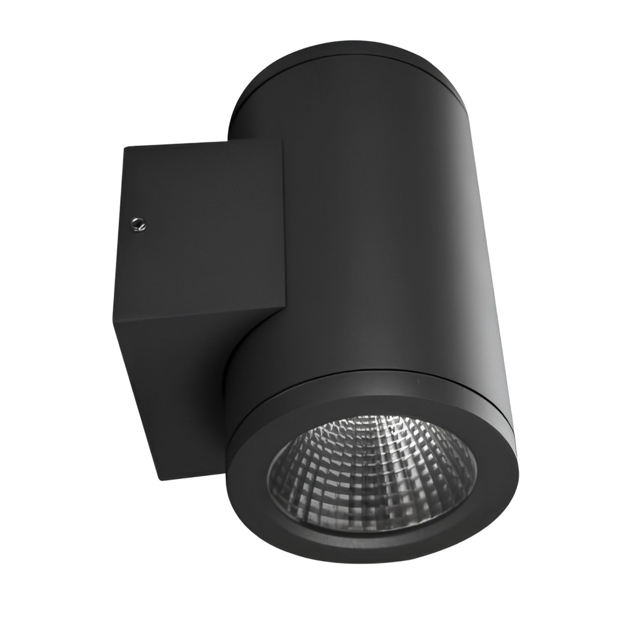 AE1523U LUMINARIO ARBOTANTE DE PARED LED 12W DOBLE SALIDA IP54 3000K GRIS