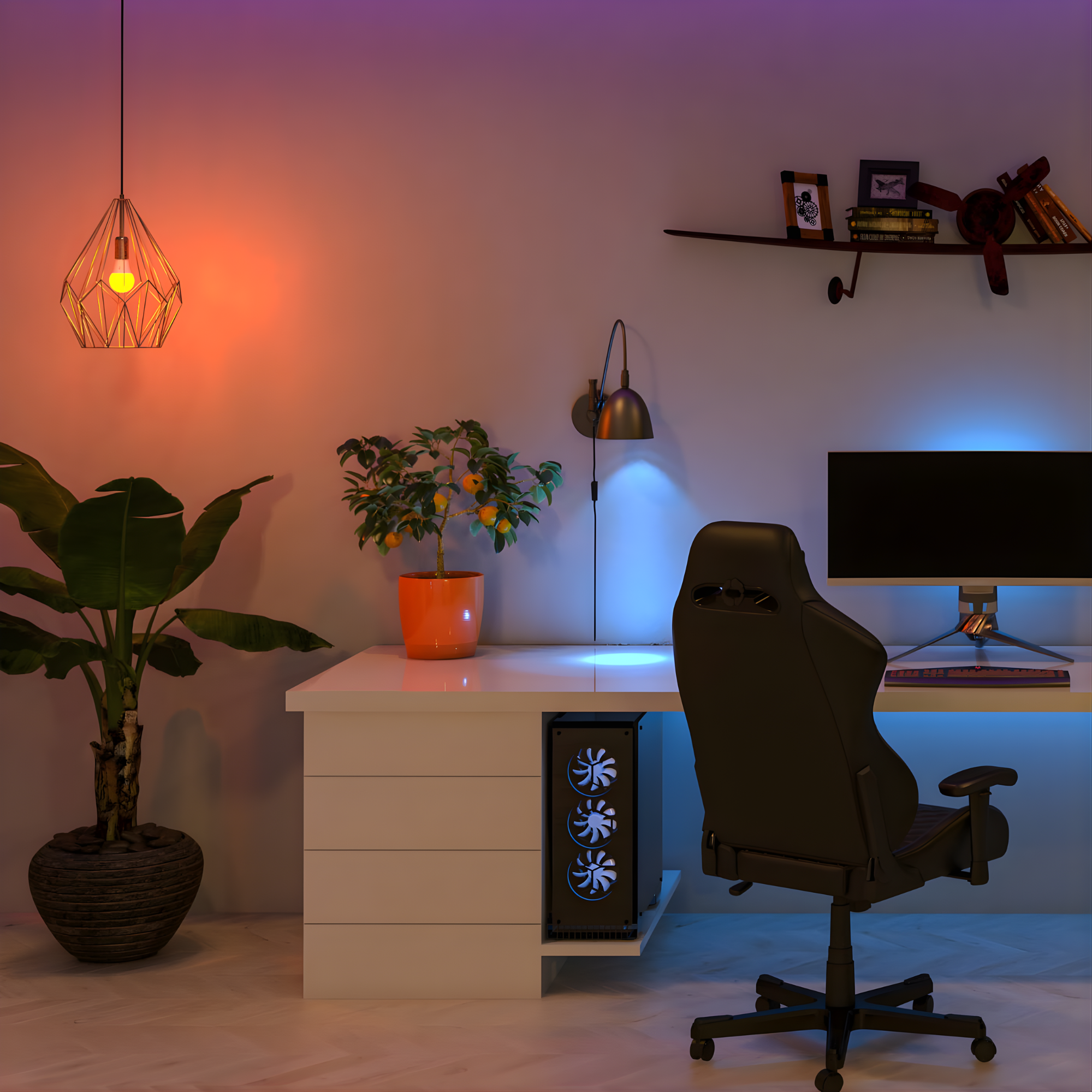 S11253 9.5A19/LED/RGB/TW/SF/2PK